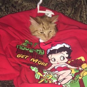 betty boop christmas pullover